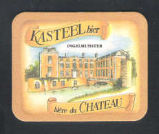 Bierviltje - Sous-bock - Bierdeckel  :  KASTEELBIER - INGELMUNSTER  (B 840) - Bierdeckel