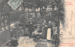 GINOLES-les-BAINS (Aude) Près Quillan - La Buvette - Précurseur Voyagé 1903 (2 Scans) - Autres & Non Classés