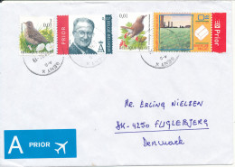 Belgium Cover Sent To Denmark 19-8-2004 Topic Stamps - Cartas & Documentos