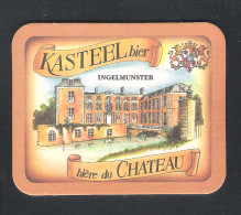 Bierviltje - Sous-bock - Bierdeckel  :  KASTEELBIER - INGELMUNSTER  (B 844) - Sous-bocks