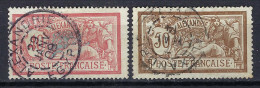 FRANCE Levant Ca.1908: Lot D'obl. Avec B à TB Obl. CAD "Alexandrie (Egypte)" - Oblitérés