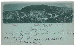 RO 95 - 13724 BRASOV, Panorama, Litho, Romania - Old Postcard - Used - 1898 - Roumanie