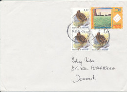 Belgium Cover Sent To Denmark 14-9-2004 Topic Stamps - Covers & Documents