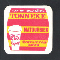 Bierviltje - Sous-bock - Bierdeckel  TONNEKE - NATUURBIER - PILS - EXPORT - CONTRERAS GAVERE (B 850) - Beer Mats