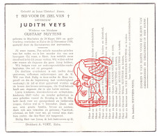 DP Judith Veys ° Machelen 1884 † Zulte 1955 X Gustaaf Nuytens // Chaleux Pruvost Blaire Franck Maniez Van Driessche - Devotion Images