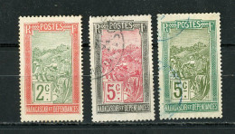 MADAGASCAR (RF) : TRANSPORT - N° Yt 95+97+131 Obli. - Used Stamps