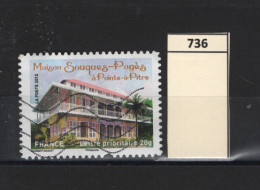 PRIX FIXE Obl 736 YT Pointe-à-pitre  Châteaux Et Demeures De Nos Régions 59 - Used Stamps