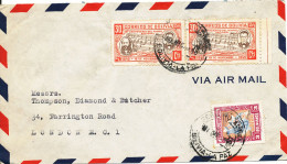 Bolivia Air Mail Cover Sent To England - Bolivie