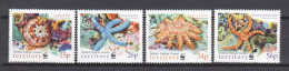 British Indian Ocean Territory BIOT 2001 Mi 266-269 MNH - WWF - STARFISH - Unused Stamps