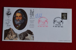 1990 SP Cover Surveyor George Everest Signed C. Bonington Himalaya Mountaineering Himalaya Escalade - Sportifs