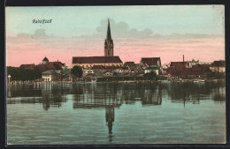 AK Radolfzell, Ortsansicht Mit Kirche Vom Wasser Aus  - Radolfzell