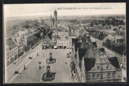 AK Wittenberg, Ortsansicht Vom Turm Der Stadtkirche  - Wittenberg