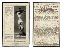 Cyriel Dumortier Maria Degryse Maria Depaepe & Suzanne Depaepe Moorsele Bissegem 1921 Doodsprentje Bidprentje - Obituary Notices