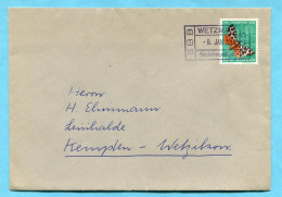 Brief Von Wetzikon 1955 Mit Bahnstempel - Lettres & Documents