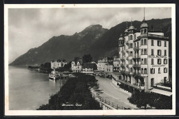 AK Brunnen, Ansicht Mit Quai  - Sonstige & Ohne Zuordnung