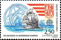 Andorre (F) Poste N** Yv:416/417 Europa Cept Découverte De L'Amérique - Unused Stamps