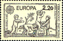Andorre (F) Poste N** Yv:378/379 Europa Cept Jeux D'enfants - Unused Stamps