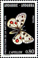 Andorre (F) Poste N** Yv:258/259 Protection De La Nature Papillons - Unused Stamps