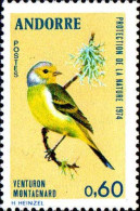 Andorre (F) Poste N** Yv:240/241 Protection De La Nature - Unused Stamps