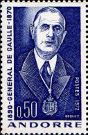 Andorre (F) Poste N** Yv:224/225 Charles De Gaulle - Unused Stamps