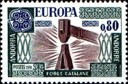 Andorre (F) Poste N** Yv:253/254 Europa Cept Artisanat - Unused Stamps