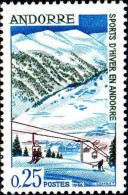 Andorre (F) Poste N** Yv:175/176 Sports D'hiver En Andorre - Nuovi