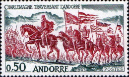 Andorre (F) Poste N** Yv:167/170 Faits Historiques D'Andorre - Ungebraucht