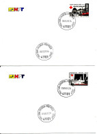 Croatia FDC 8-5-1993 RED CROSS Complete Set Of 2 - Croatie