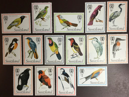 Swaziland 1976 Birds Definitives Set MNH - Andere & Zonder Classificatie