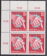 1980 , Mi 1632 ** (1) -  4er Block Postfrisch - Kampf Dem Rheuma - Neufs