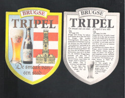 Bierviltje - Sous-bock - Bierdeckel :  BRUGSE TRIPEL - DE SMAAK VAN EEN STAD     (B 865) - Sotto-boccale