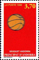 Andorre (F) Poste N** Yv:468 Mi:489 Basquet Andorra (Thème) - Pallacanestro