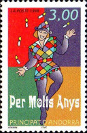 Andorre (F) Poste N** Yv:497 Mi:518 Per Molts Anys (Thème) - Nouvel An