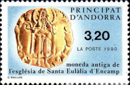 Andorre (F) Poste N** Yv:397 Mi:420 Moneda Antiga (Thème) - Monnaies