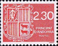 Andorre (F) Poste N** Yv:387 Mi:407 Armoiries (Thème) - Briefmarken