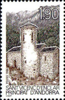 Andorre (F) Poste N** Yv:354 Mi 375 Sant Vicenc D'Enclar (Thème) - Churches & Cathedrals