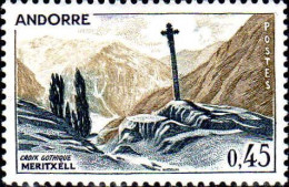 Andorre (F) Poste N** Yv:204 Mi:224 Croix Gothique Meritxell (Thème) - Cristianismo