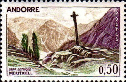 Andorre (F) Poste N** Yv:161 Mi:171 Croix Gothique Meritxell (Thème) - Cristianesimo