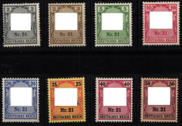 Deutsches Reich Dienstmarken 1-8 Postfrisch #NO677 - Oficial