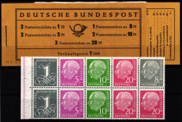BRD Bund H-Blatt 8 X Postfrisch Mit Umschlag #NO669 - Se-Tenant