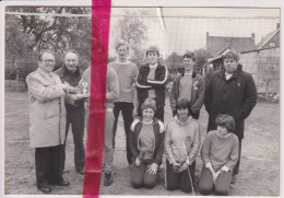 Foto Persfoto - Maldegem Donk - Volleybal , De Kopperdansers - Ca 1980 - Andere & Zonder Classificatie