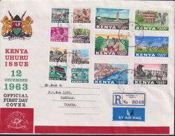 Kenia 1-14 Gestempelt Als FDC #NO870 - Kenia (1963-...)