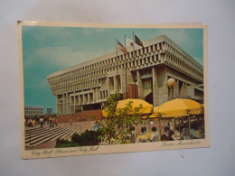 UNITED STATES   POSTCARDS  BOSTON CITY HALL - Other & Unclassified
