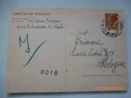 Cartolina Postale Viaggiata  Da Chieti A Bologna "F.R.I.M.M.A."1967 - 1961-70: Marcophilie