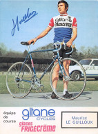Vélo - Cyclisme -  Coureur Cycliste Maurice Le Guilloux - Team  Gitane Frigecreme - Wielrennen