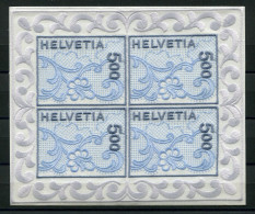 Stickereiblock Naba St. Gallen 2000 - Nr. 999** - Katalogpreis Fr. 100.- - Unused Stamps