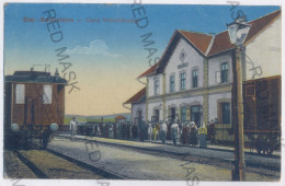 RO 95 - 13943 BLAJ, Alba, Railway Station, Romania - Old Postcard, CENSOR - Used - 1918 - Rumänien