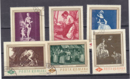 Roumanie - Yvert 2286 / 91 Oblitérés - Peintures - Rembrandt - Rubens - Valeur 3,00 Euros - Oblitérés