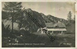 Klagenfurterhütte - Wainasch - Foto-AK - Verlag M. Klauer Klagenfurt - Feldpost - Gel. 1942 - Andere & Zonder Classificatie