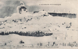 FRANCE - Sommet Du Puy De Dôme - Les Ruines Du Temple Sous La Neige - Carte Postale Ancienne - Other & Unclassified